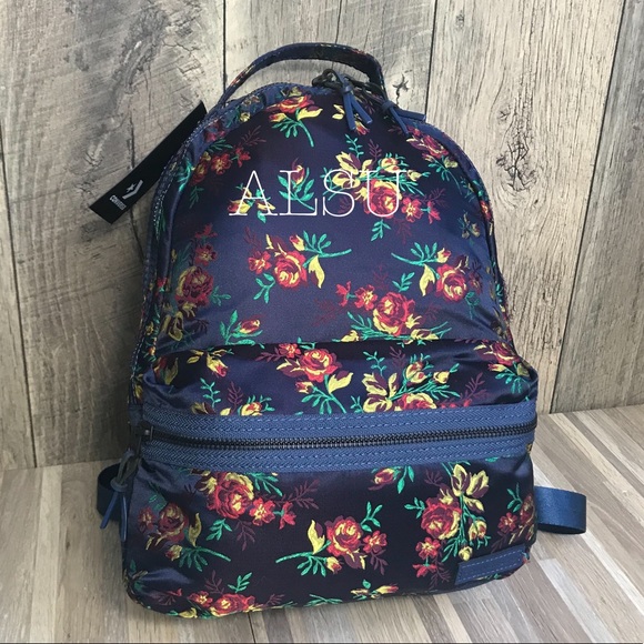 Converse Mini Backpack Blue Floral W AUTHENTIC - Picture 2 of 8